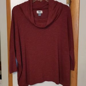 Old Navy cowl neck batwing top